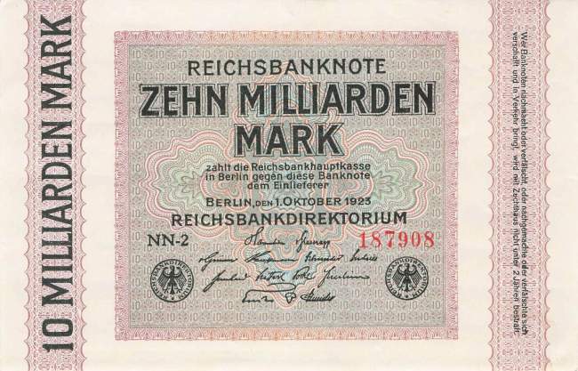 10 Milliarden Mark ro.114a NN